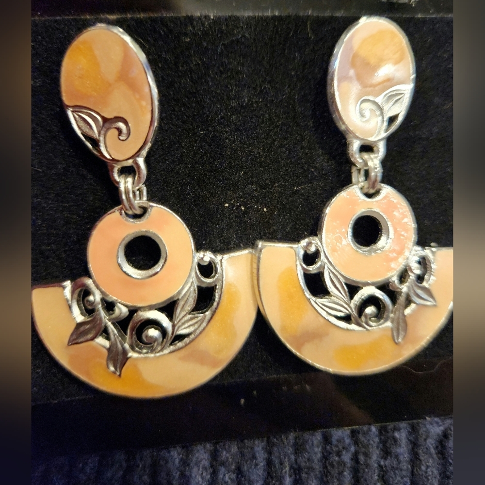 Vintage Edgar Berebi 2 inch post earings